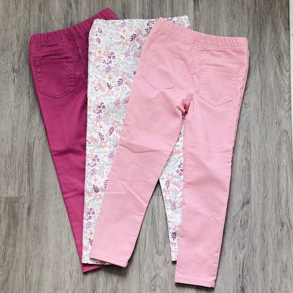Lupilu Cotton Pink and Purple Jeans Set of 3